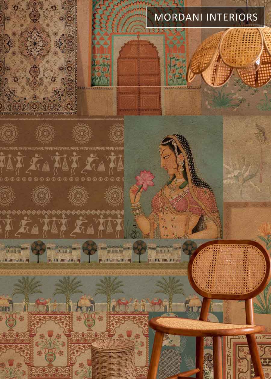 BEGUM ETHNIC WALL MURALS _ D