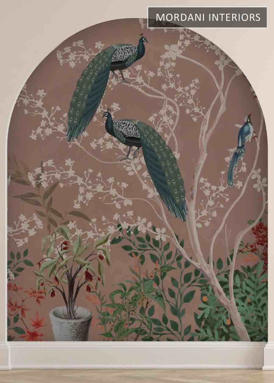 ENCHANTED GARDEN ETHNIC WALL MURALS _ D