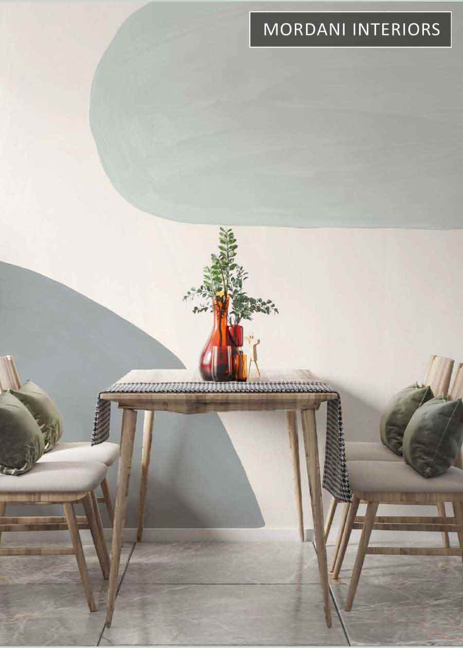 SERENE ABSTRACT WALL MURALS _ D