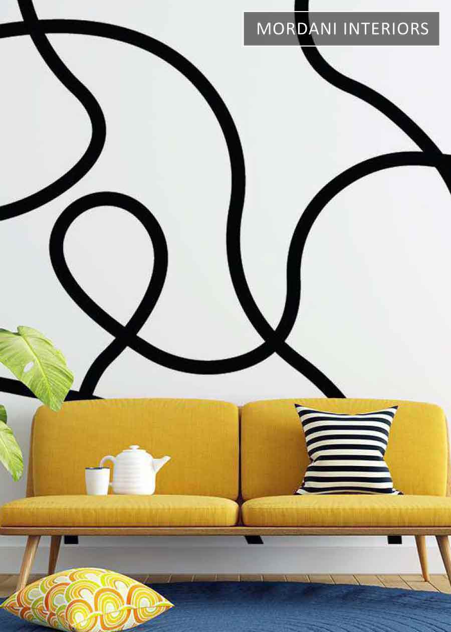 TWIRL  ABSTRACT WALL MURALS _ D