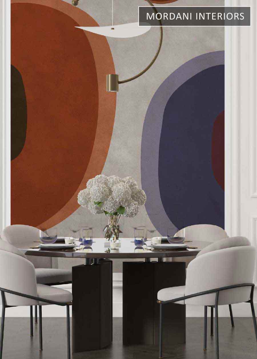 RETRO CANVAS ABSTRACT WALL MURALS _ D