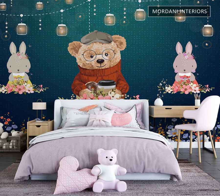 TEDDY BEAR KIDS WALL MURALS _ E