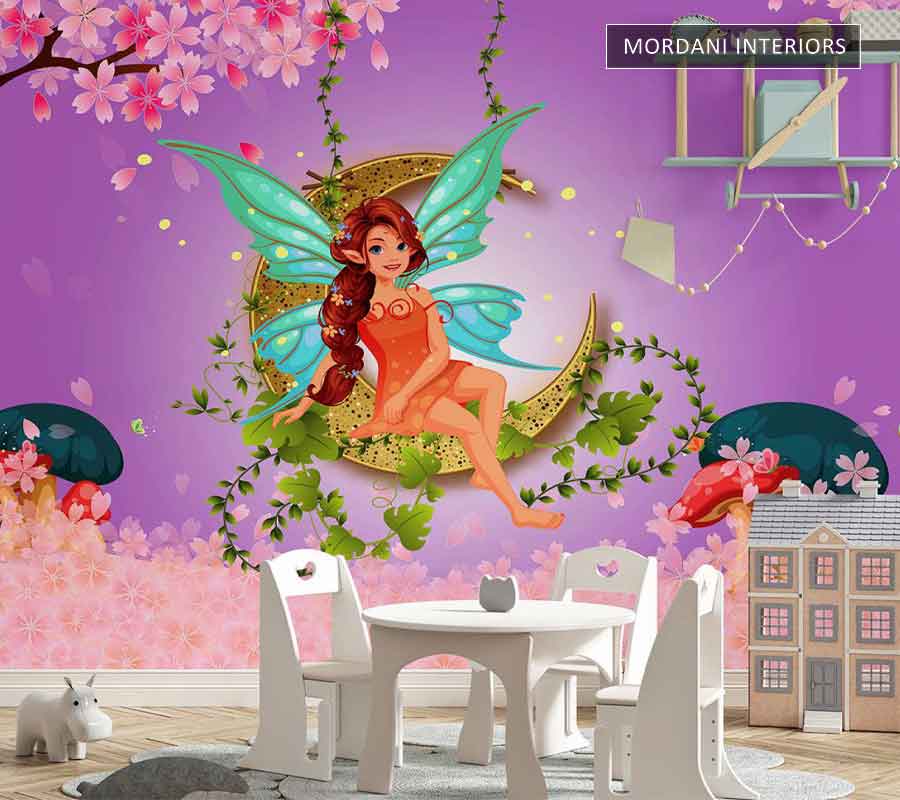 FLORAL & FAIRY KIDS WALL MURALS _ E