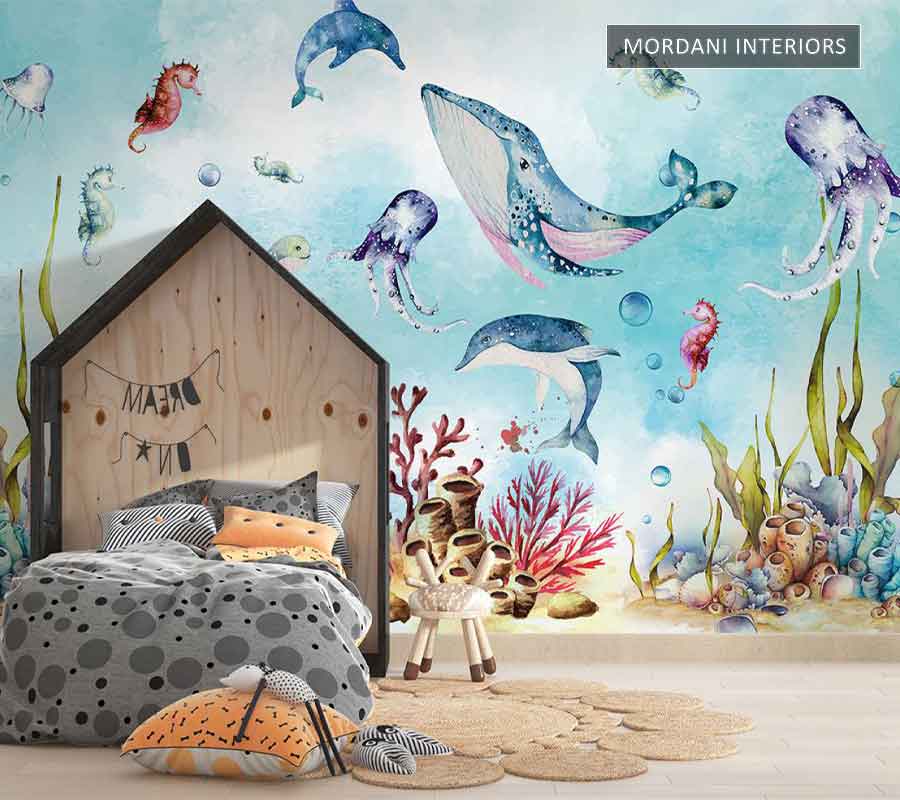 UNDER SEA KIDS WALL MURALS _ E