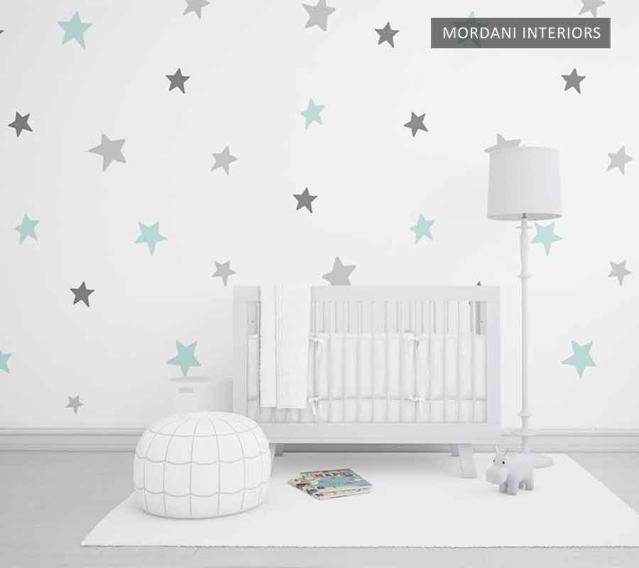 STARS PRINTS KIDS WALL MURALS _ E