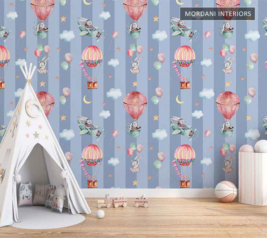 AIR BALLOONS KIDS WALL MURALS _ E