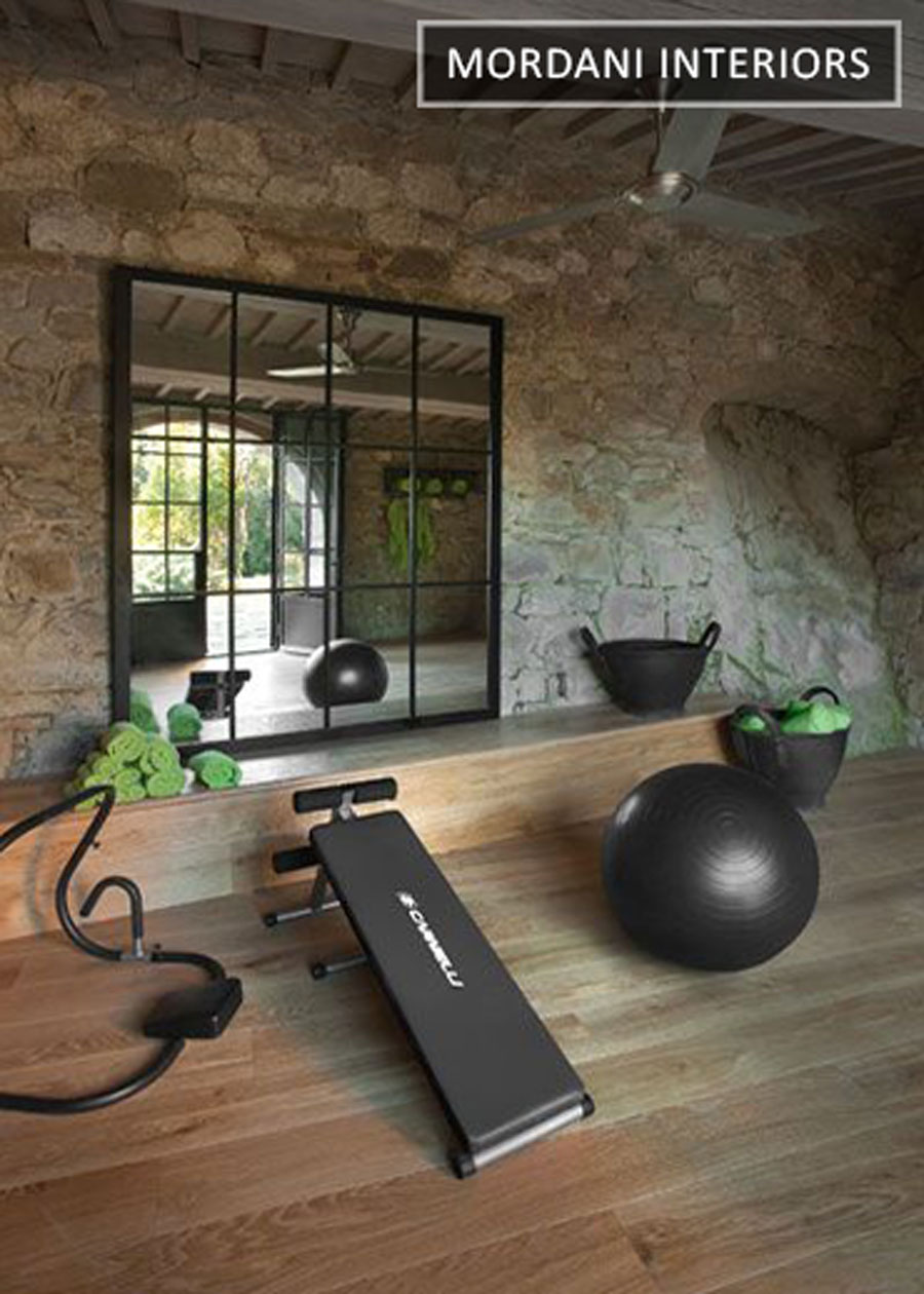 Tropical Teak Wood Cushioned Gym Flooring