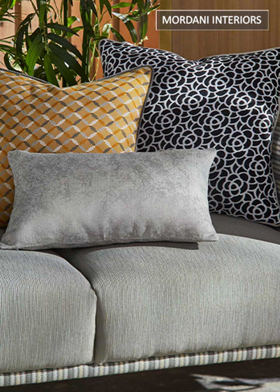 mustard and grey abstract outdoor upholstery fabric