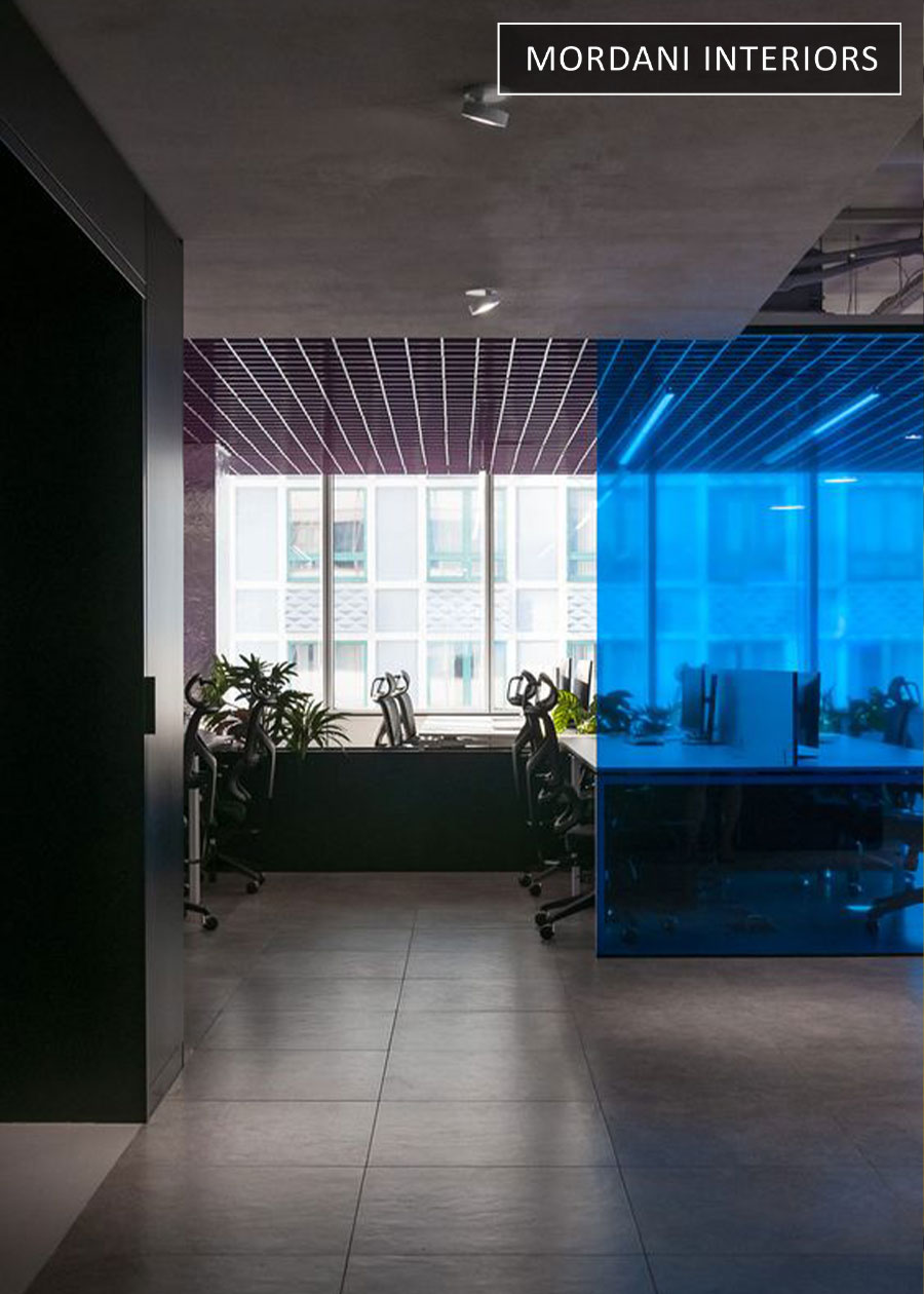 Blue Color Tinted Glass Films 