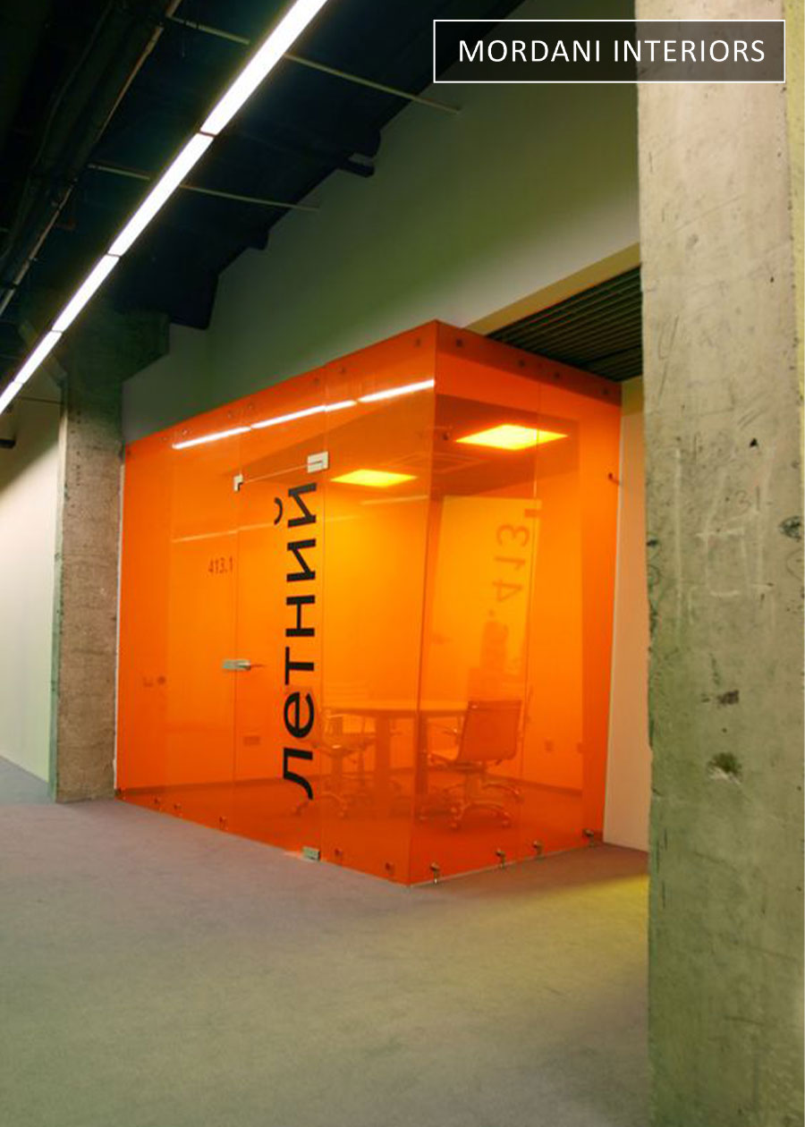 Orange Tinted Glass Film