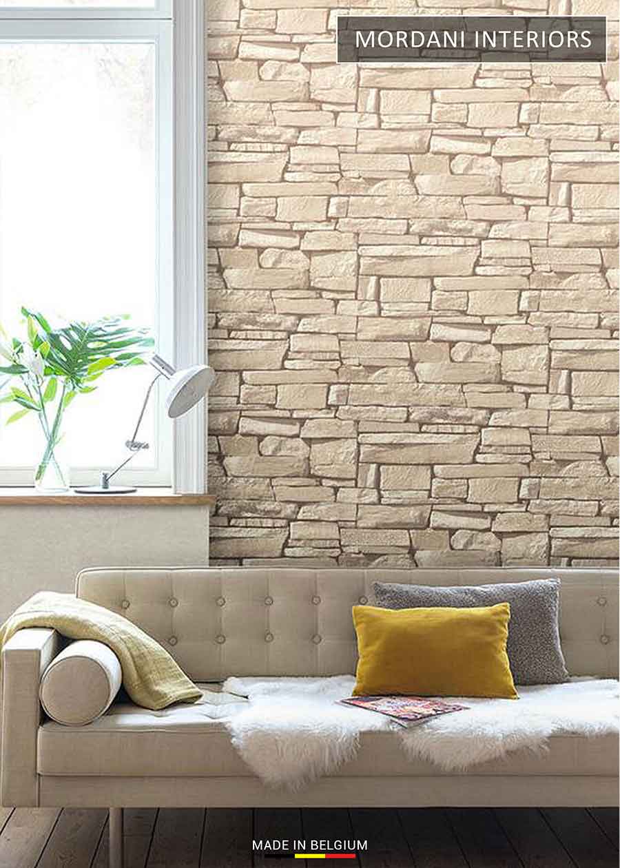 Beige Stone Wallpaper.