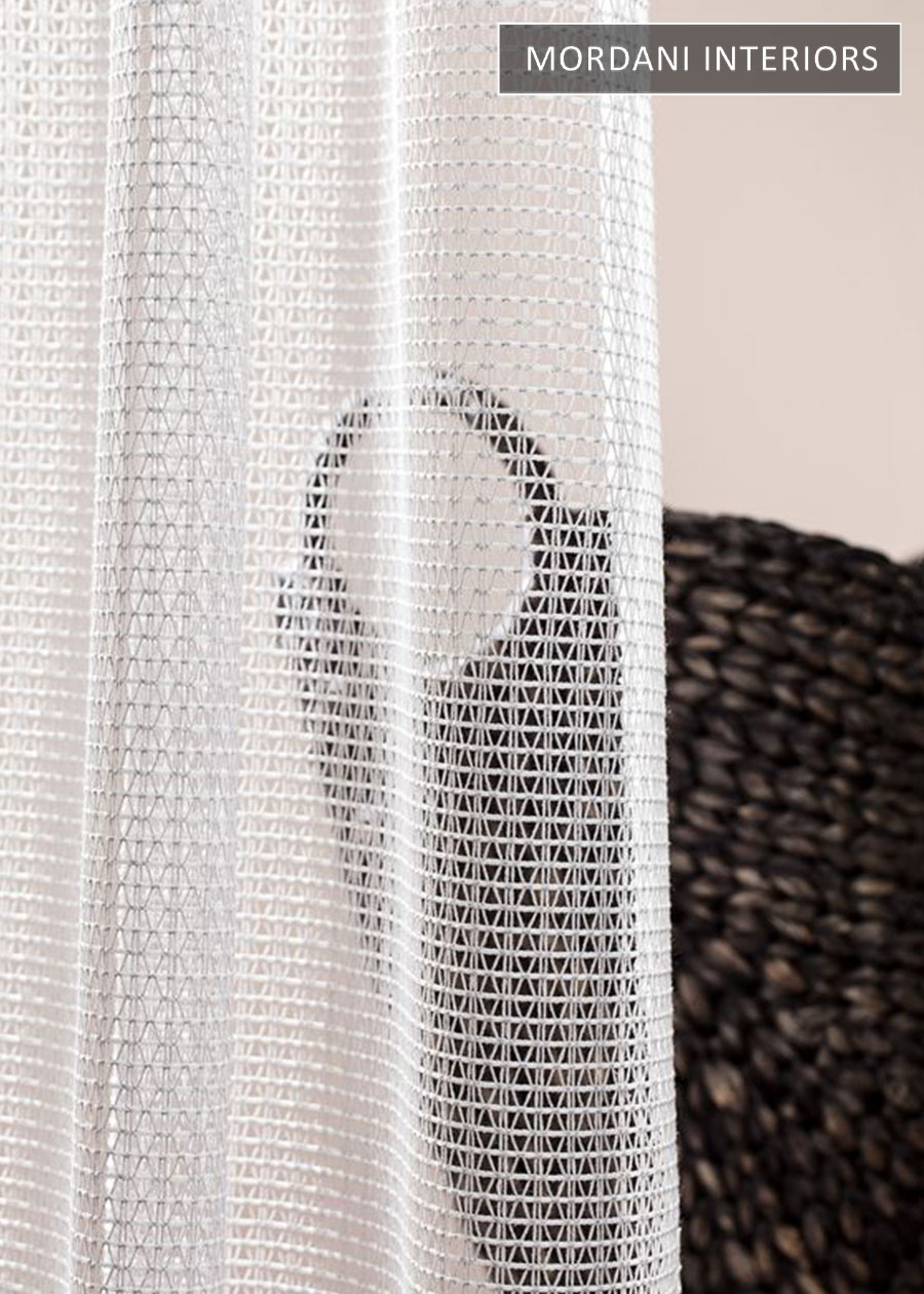  Open Blocks Sheer Curtains