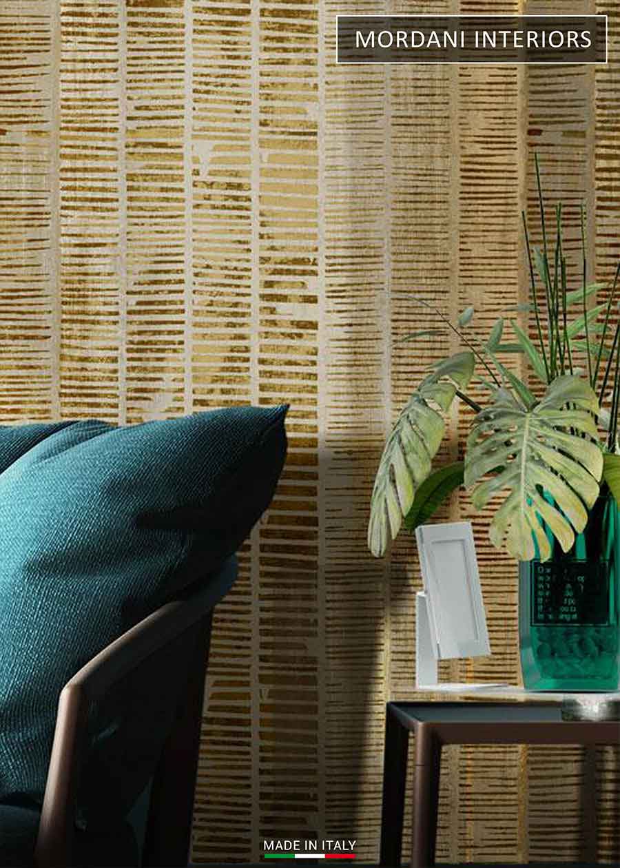 Jute Stripe Wallpaper.