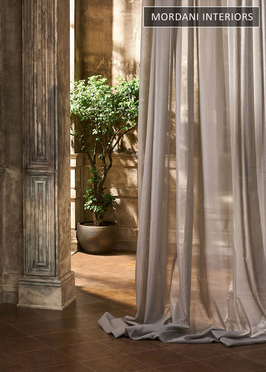 Sand Textured DDecor Sheer Curtains