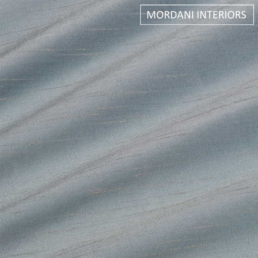 Flint Silver Silk Curtain and Drapes
