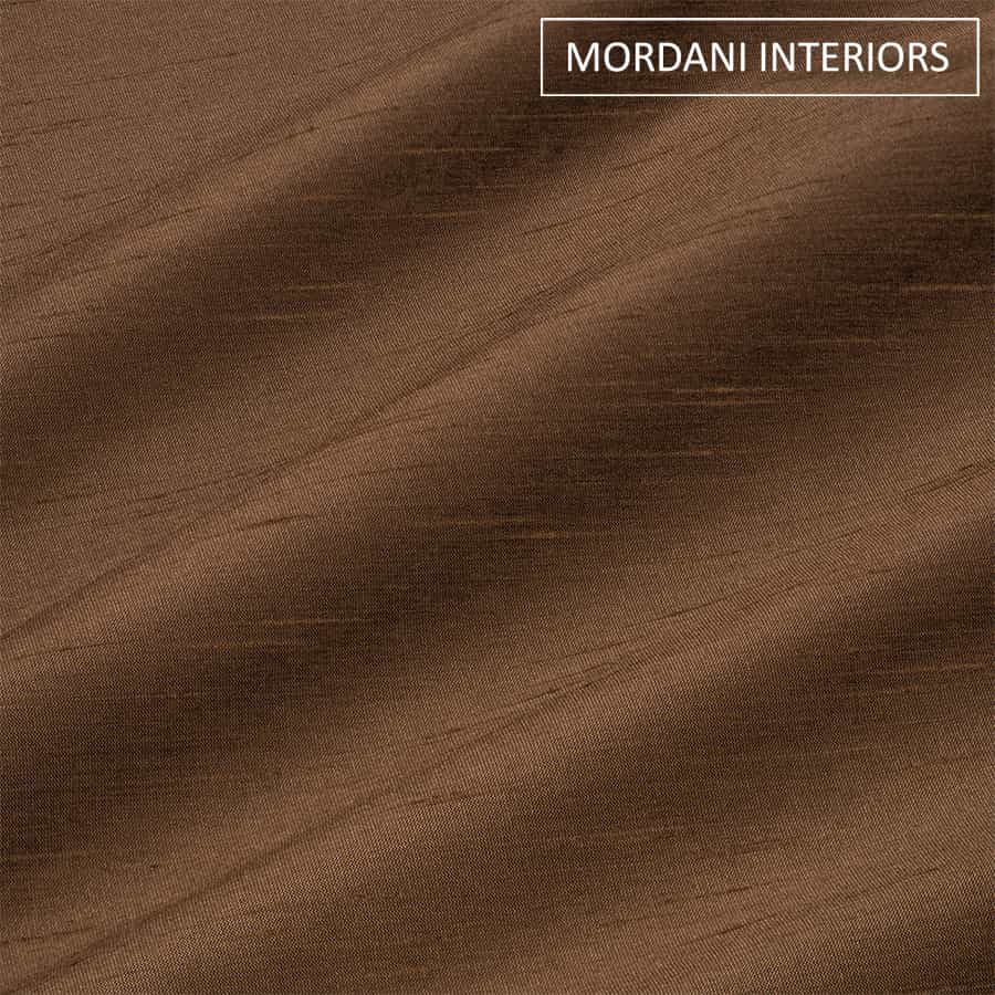 Dark Brown Silk Curtain and Drapes