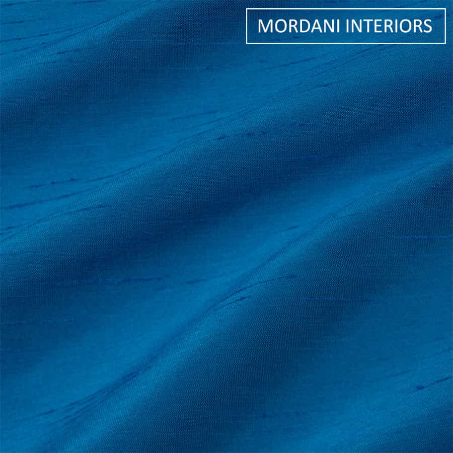 Dark Blue Silk Curtain and Drapes