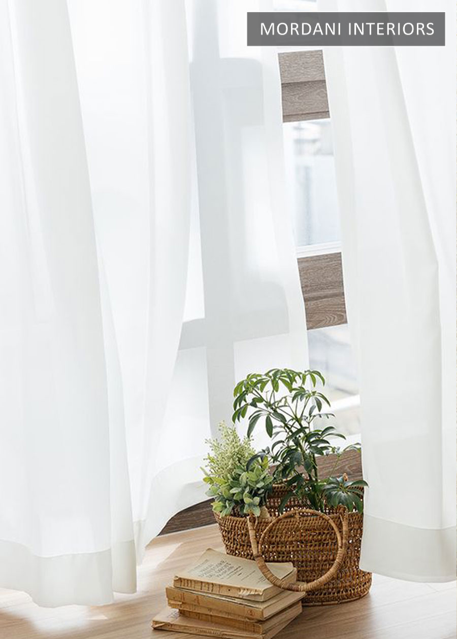 Soft White Sheer Curtains