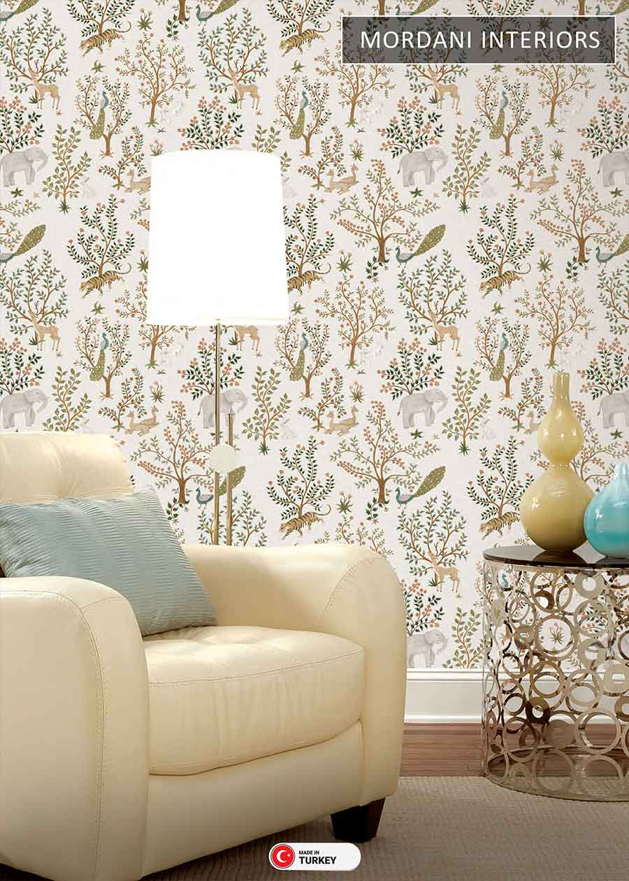 Trees and Animal Wallpaper.