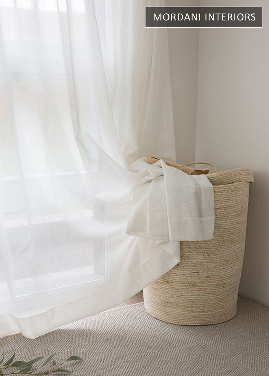 White Sheer Curtains