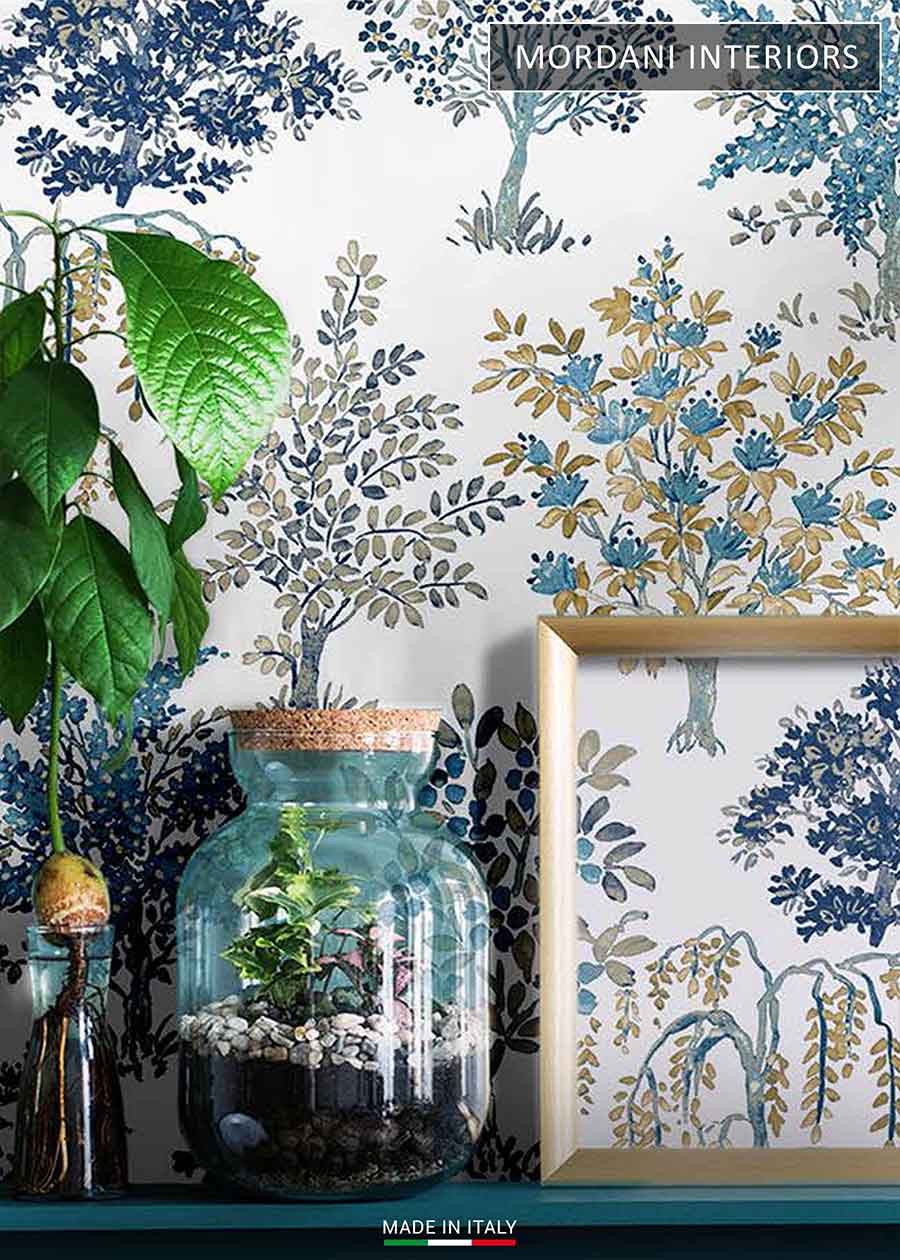 Designer Trees Italian Wallpaper.