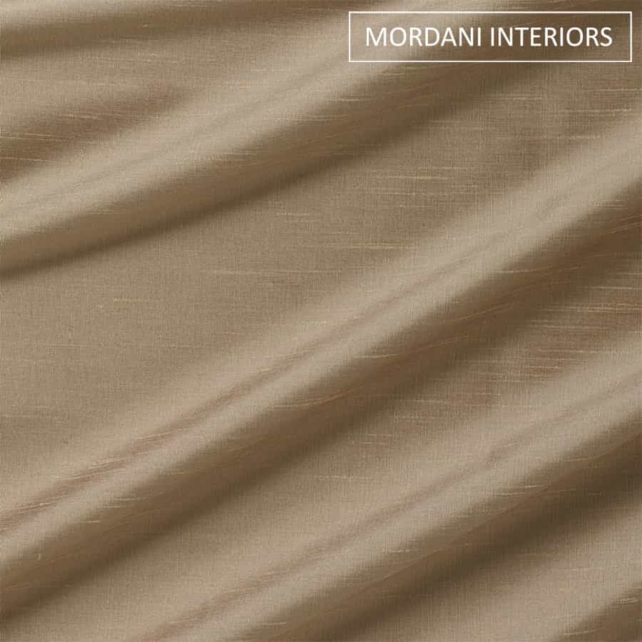 Cotton Duck Beige Silk Curtain and Drapes