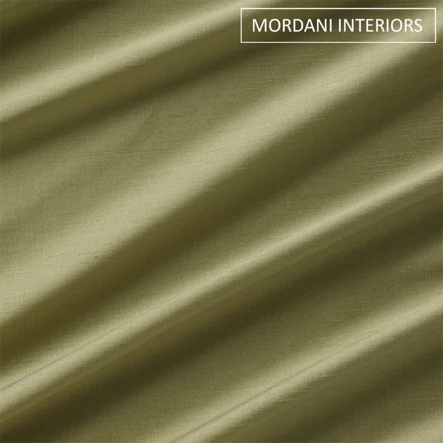 Seaweed Green Silk Curtain and Drapes