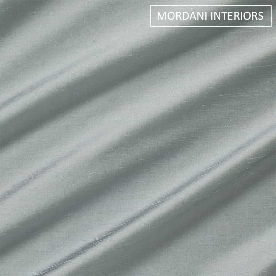 Silver Silk Curtain and Drapes