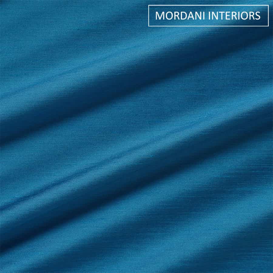 Blue Silk Curtain and Drapes