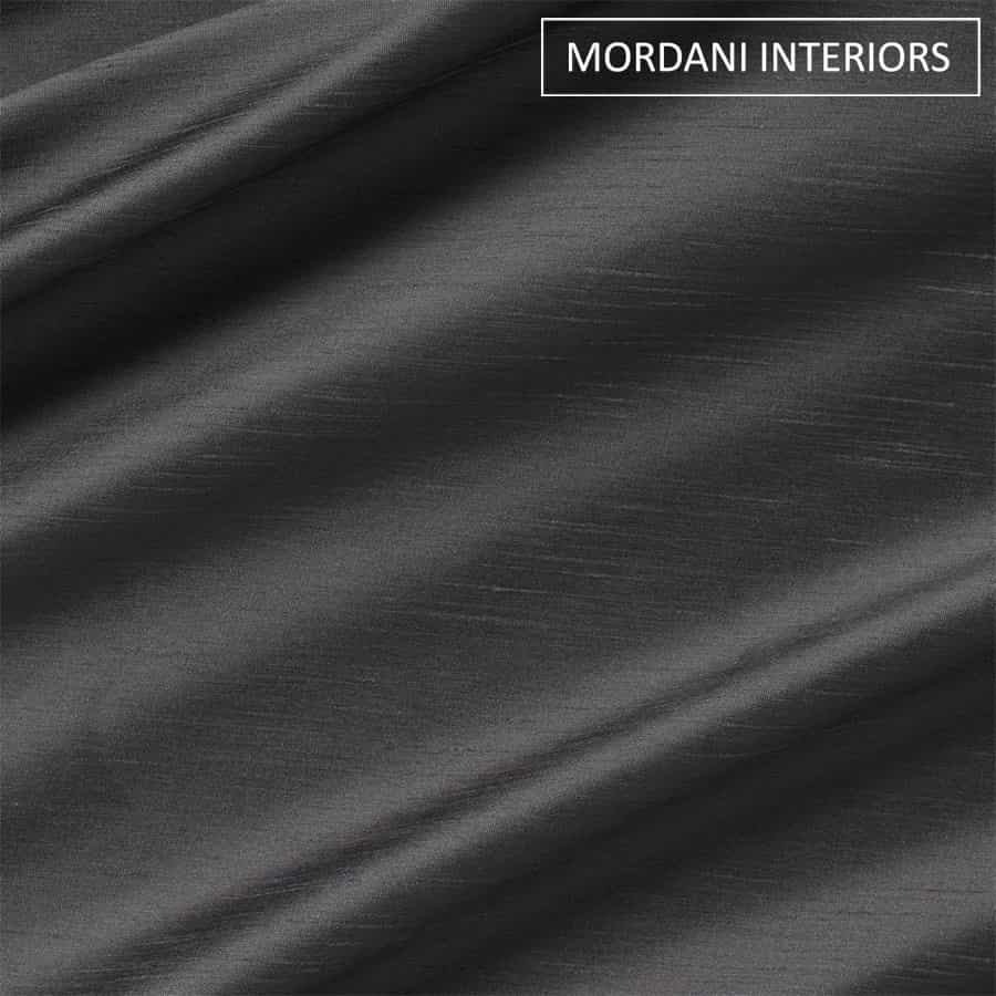 Fossil Grey Silk Curtain and Drapes