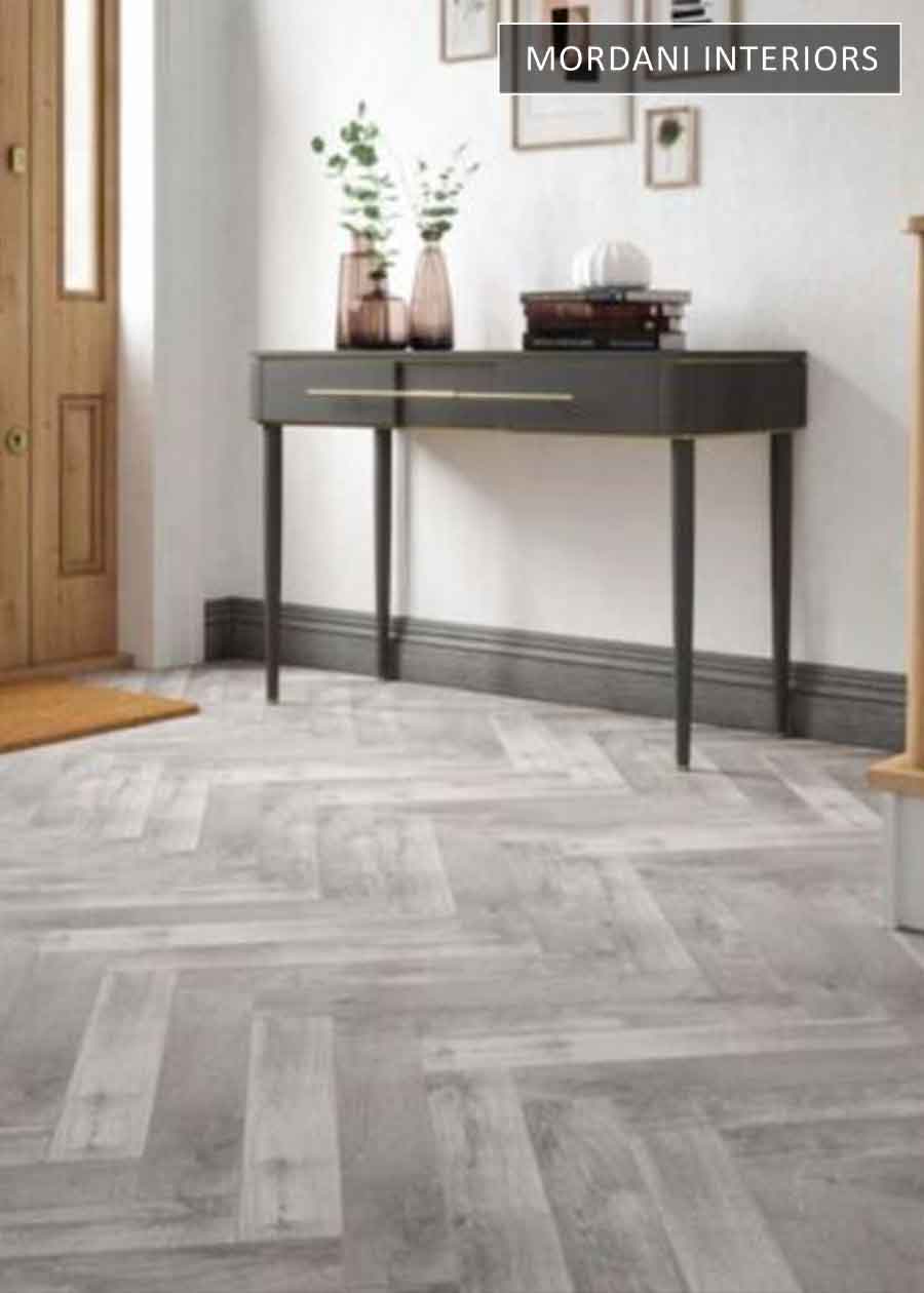 Autumn Wheat Herringbone wood floors