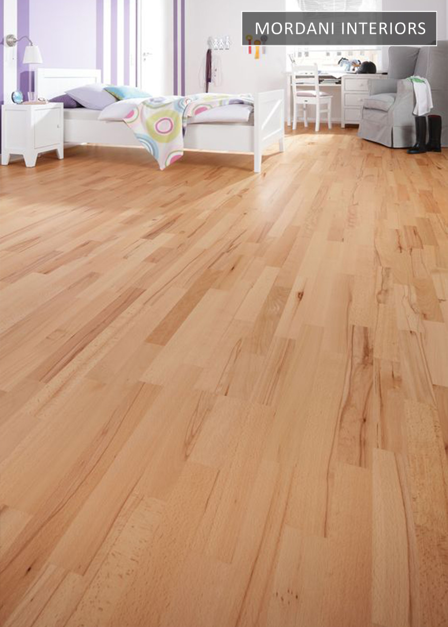 Birch Natural Wood Spc Wooden Flooring 
