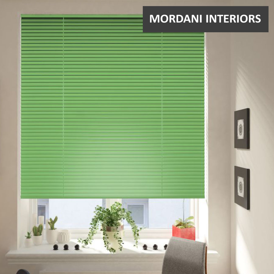 Bright Green Aluminium Venetian Blind