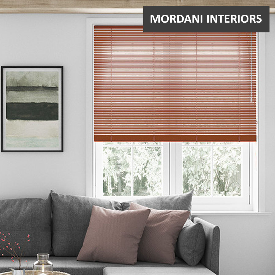 Brown Aluminium Venetian Blinds