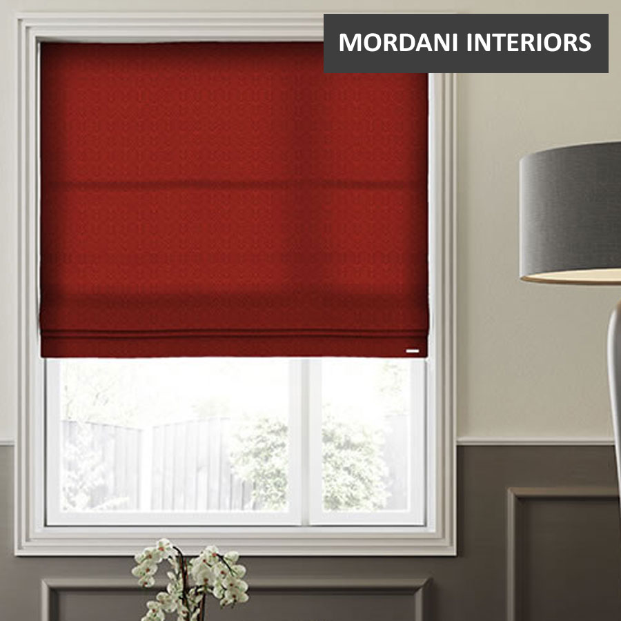 Cherry Roman Blind