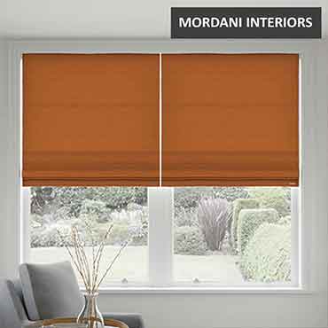Cinnamon Roman Blind