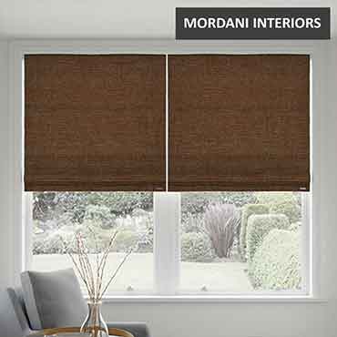 Dark Brown Roman Blind