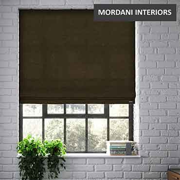 Dark Chocolate Roman Blind