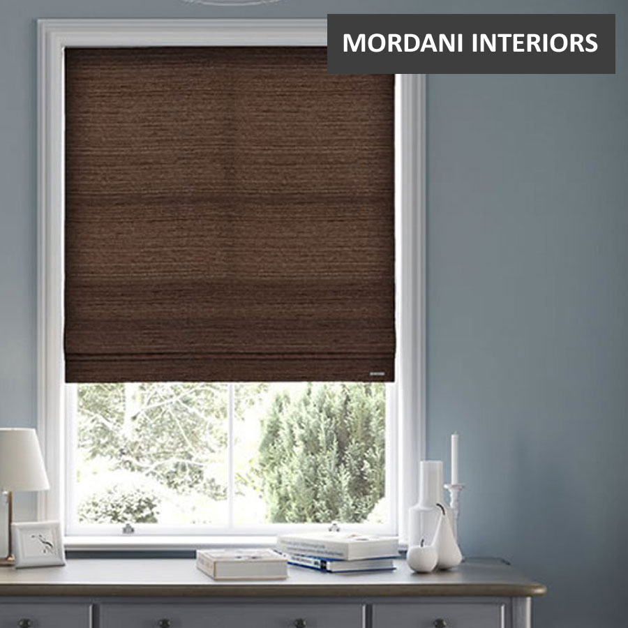 Authentic Brown Roman Blind