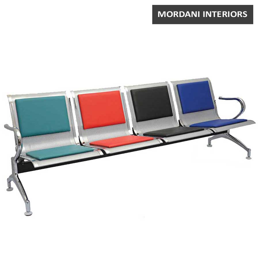 Durant 4 Seater Waiting Area Bench with Cushion
