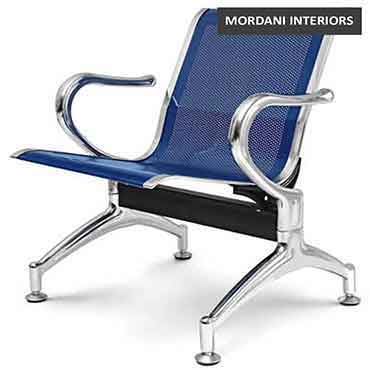  Durant Blue 1 Seater Waiting Area Chair