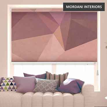 EX-20 Geometric Abstract Printed Roller Blinds