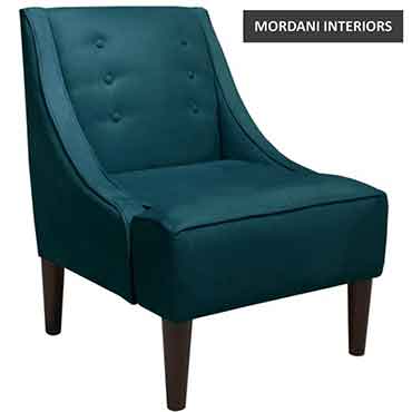 Gladioli Dark Green Lounge Chair