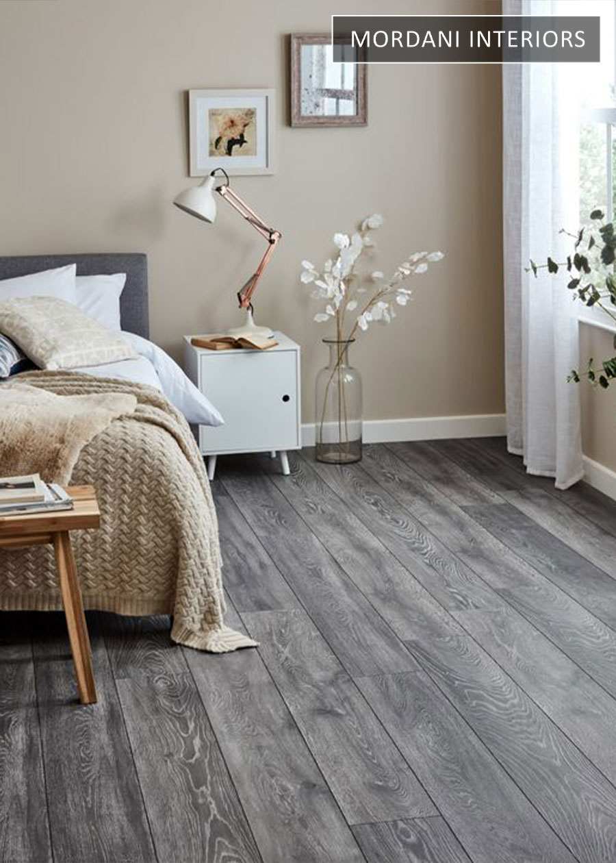 Grey Pelican Spc Wooden Floorings For Bedroom | Mordani Interiors, image size:900x1260