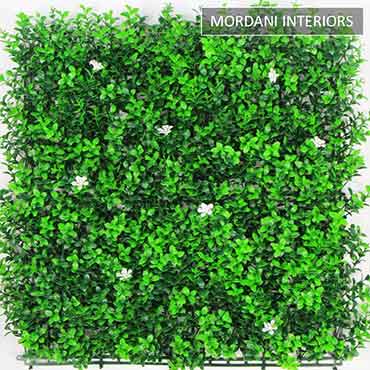 Ball Leaves With White Flower Tile MIGW-044-OD