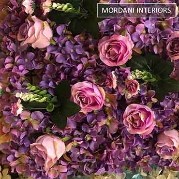 Purple Rose Mix Flowers Tile MIGW-089-ID
