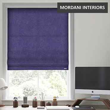 Indigo Roman Blind