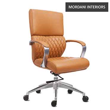 Krogsta Mid Back Leather Chair