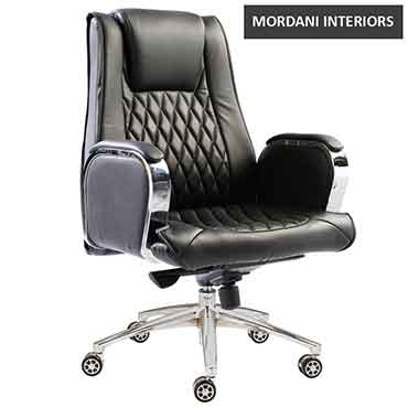 Leisuremod Mid Back Leatherette Chair
