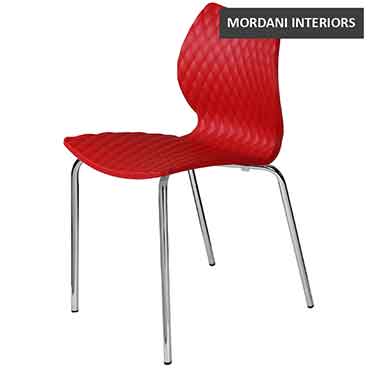 Crystalite Red Cafe Chair